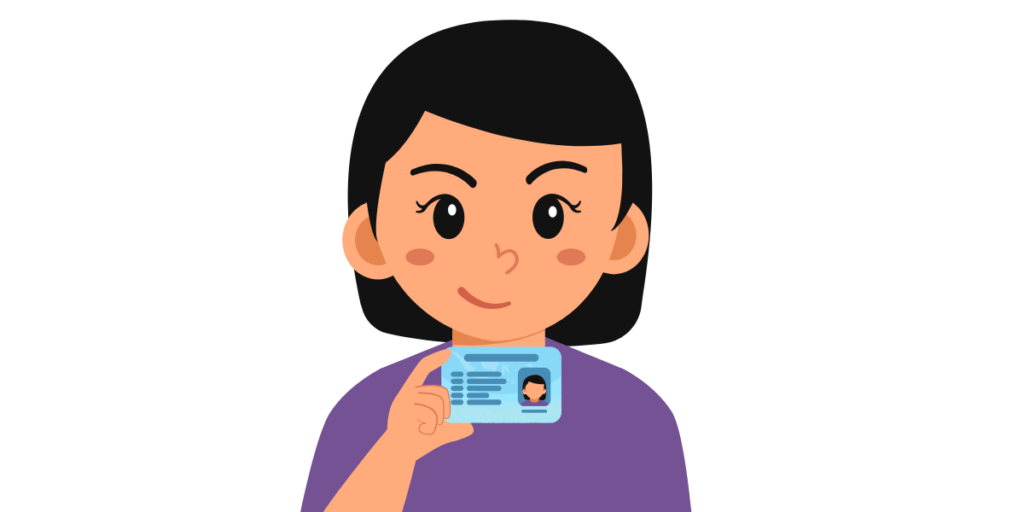 IDセルフィーを撮影する